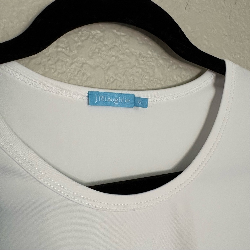 J Mclaughlin White Basic Performance Nylon Spande… - image 7